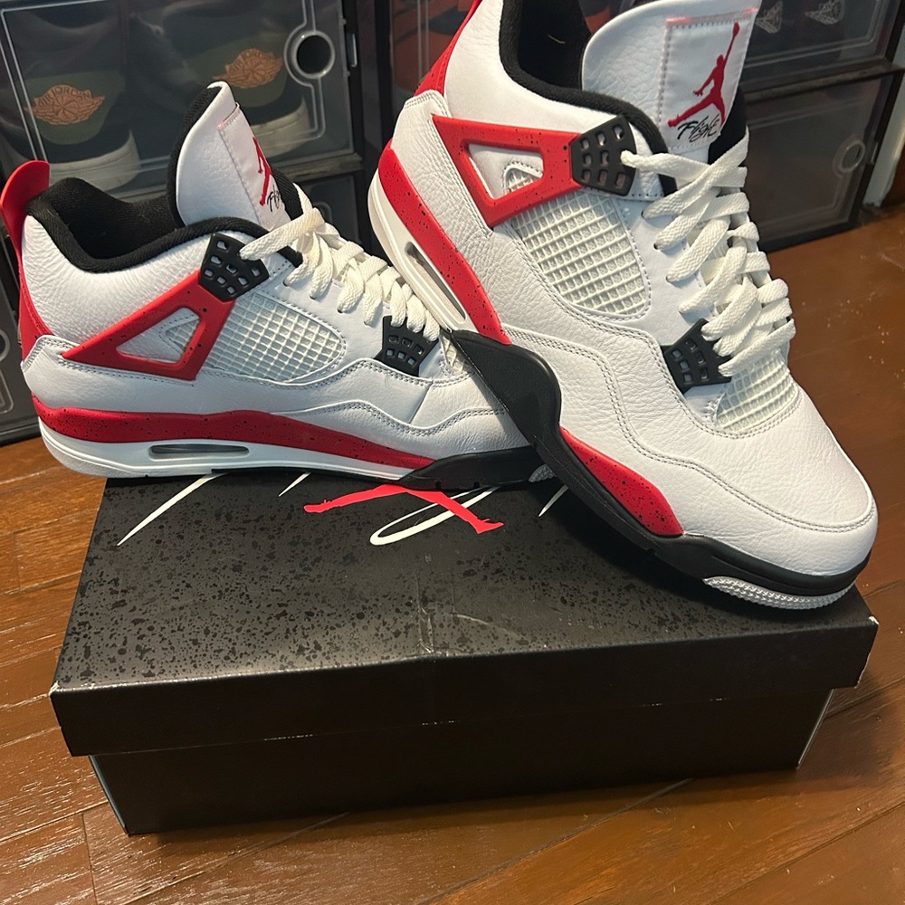 Jordan 4 Retro Red Cement - Mens 11